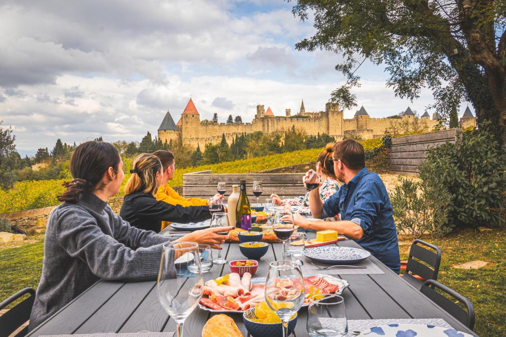 Villa L'écrin de la Cité, Coeur de Vignes à Carcassonne Extérieur photo