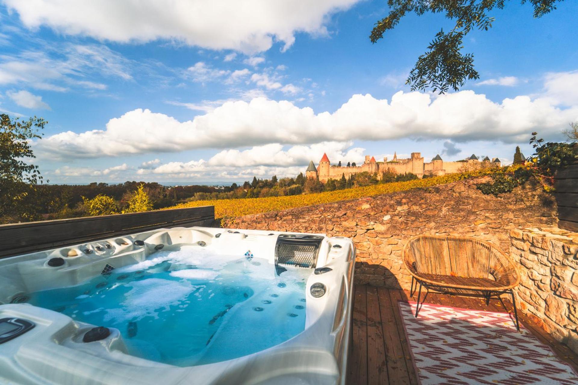 Villa L'écrin de la Cité, Coeur de Vignes à Carcassonne Extérieur photo